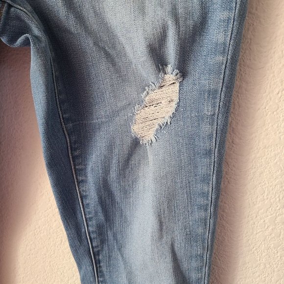 Articles of Society US Women Sz 25 Sarah Skinny Fit Light Wash Jeans Distressed - Picture 4 of 12
